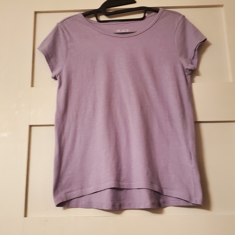 Light purple short sleeve top